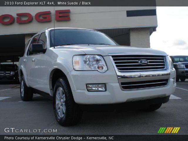2010 Ford Explorer XLT 4x4 in White Suede