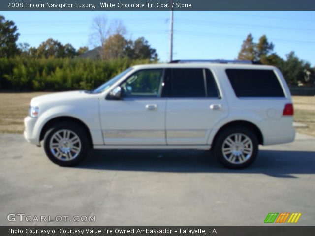 2008 Lincoln Navigator Luxury in White Chocolate Tri Coat