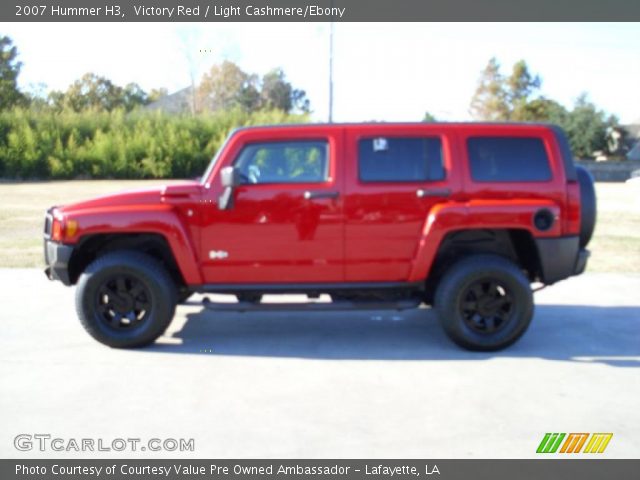 2007 Hummer H3  in Victory Red