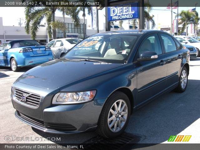 2008 Volvo S40 2.4i in Barents Blue Metallic