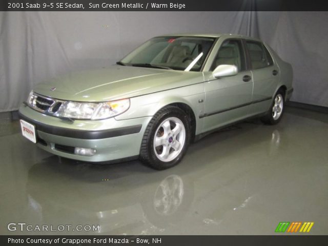 2001 Saab 9-5 SE Sedan in Sun Green Metallic