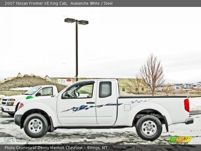 2007 Nissan Frontier XE King Cab in Avalanche White