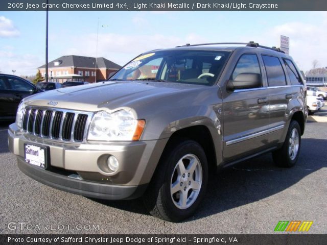 2005 Jeep Grand Cherokee Limited 4x4 in Light Khaki Metallic