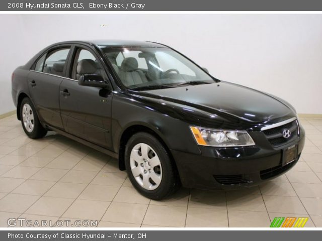 2008 Hyundai Sonata GLS in Ebony Black