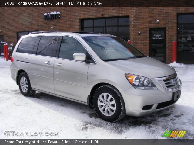 2008 Honda Odyssey EX-L in Silver Pearl Metallic