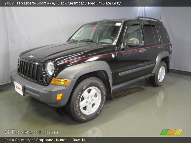 2007 Jeep Liberty Sport 4x4 in Black Clearcoat