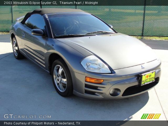 2003 Mitsubishi Eclipse Spyder GS in Titanium Pearl
