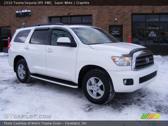 2010 Toyota Sequoia SR5 4WD in Super White