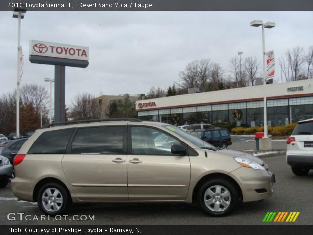 2010 Toyota Sienna LE in Desert Sand Mica