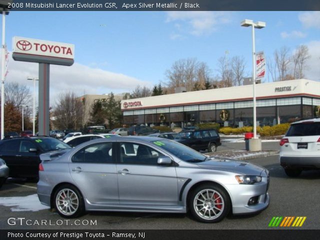 2008 Mitsubishi Lancer Evolution GSR in Apex Silver Metallic