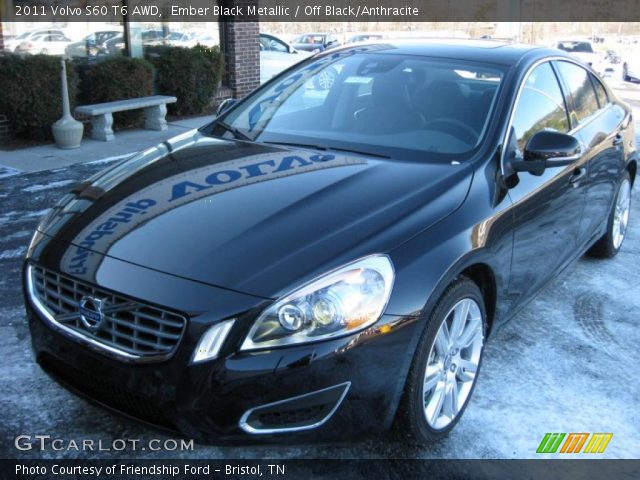 2011 Volvo S60 T6 AWD in Ember Black Metallic