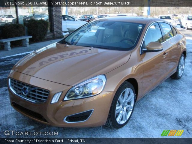 2011 Volvo S60 T6 AWD in Vibrant Copper Metallic