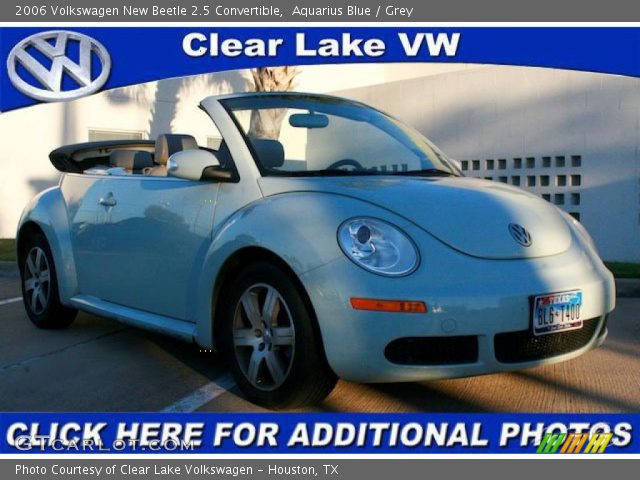 2006 Volkswagen New Beetle 2.5 Convertible in Aquarius Blue