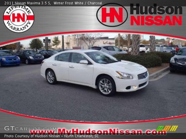 2011 Nissan Maxima 3.5 S in Winter Frost White