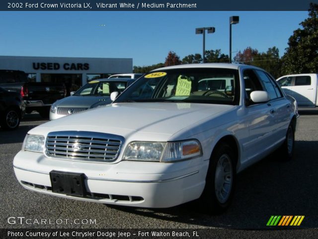 2002 Ford Crown Victoria LX in Vibrant White