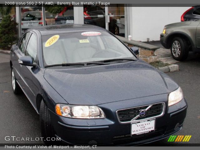2008 Volvo S60 2.5T AWD in Barents Blue Metallic