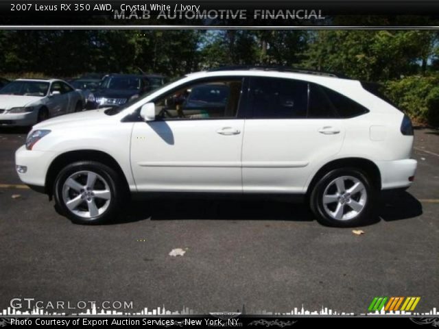 2007 Lexus RX 350 AWD in Crystal White