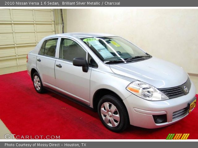 2010 Nissan Versa 1.6 Sedan in Brilliant Silver Metallic