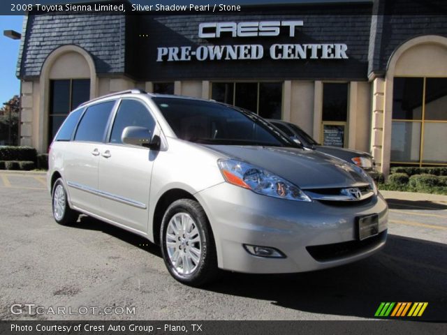 2008 Toyota Sienna Limited in Silver Shadow Pearl
