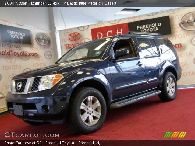 2006 Nissan Pathfinder LE 4x4 in Majestic Blue Metallic