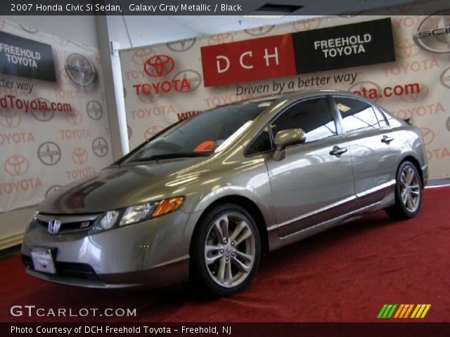 2007 Honda Civic Si Sedan in Galaxy Gray Metallic