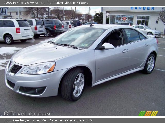 2009 Pontiac G6 V6 Sedan in Quicksilver Metallic