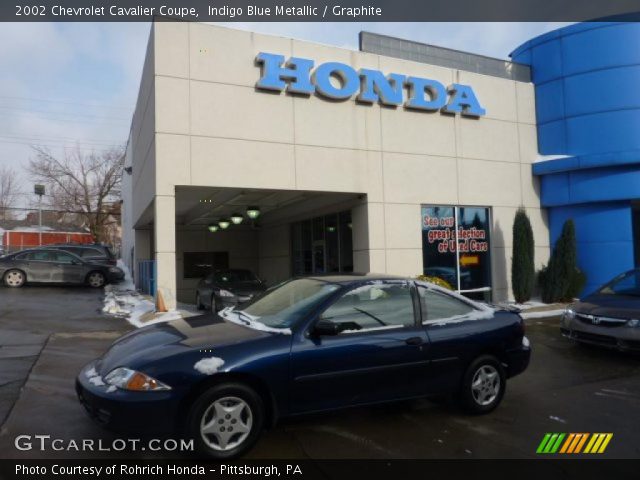 2002 Chevrolet Cavalier Coupe in Indigo Blue Metallic