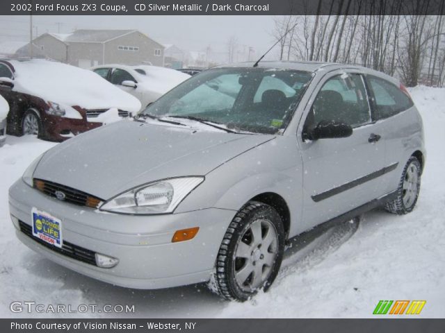 2002 Ford Focus ZX3 Coupe in CD Silver Metallic