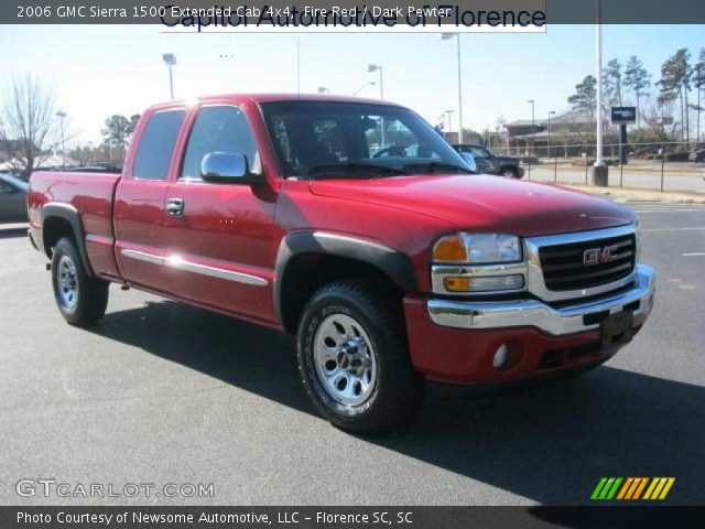 2006 GMC Sierra 1500 Extended Cab 4x4 in Fire Red