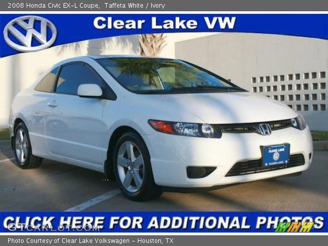 2008 Honda Civic EX-L Coupe in Taffeta White