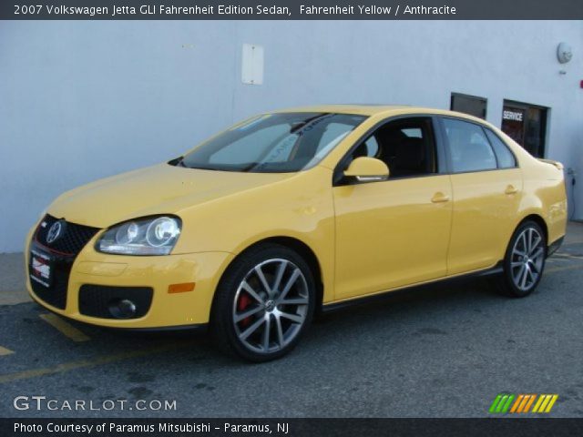 2007 Volkswagen Jetta GLI Fahrenheit Edition Sedan in Fahrenheit Yellow