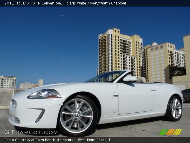 2011 Jaguar XK XKR Convertible in Polaris White