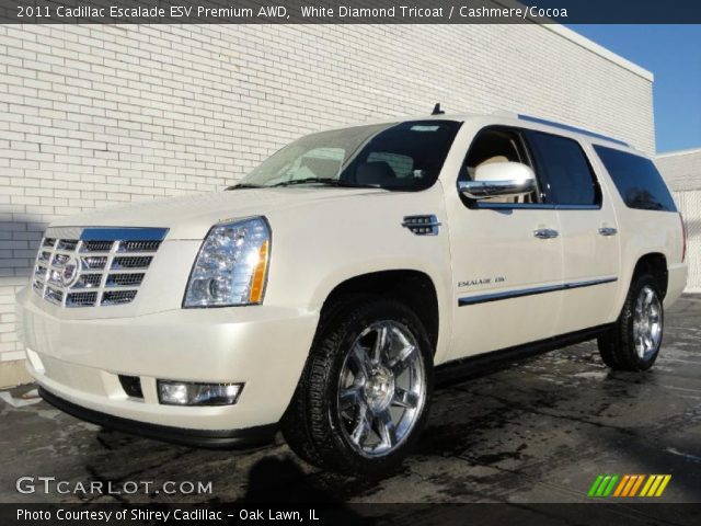 2011 Cadillac Escalade ESV Premium AWD in White Diamond Tricoat