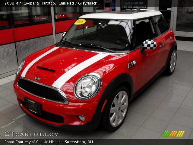 2008 Mini Cooper S Hardtop in Chili Red