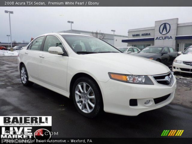 2008 Acura TSX Sedan in Premium White Pearl