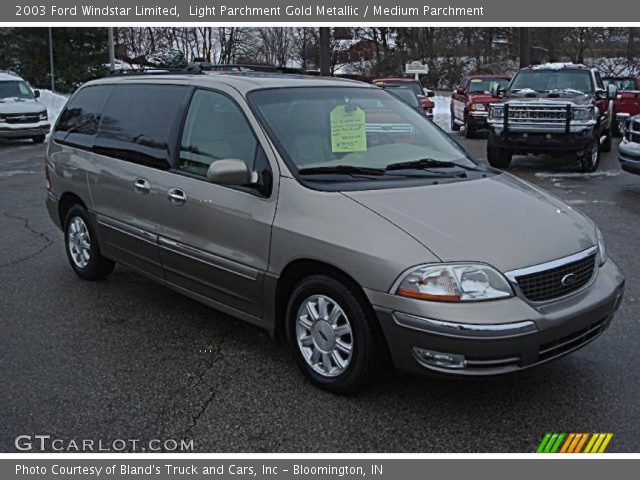 2003 Ford Windstar Limited in Light Parchment Gold Metallic