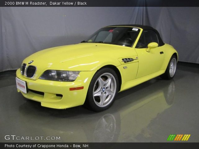 2000 BMW M Roadster in Dakar Yellow