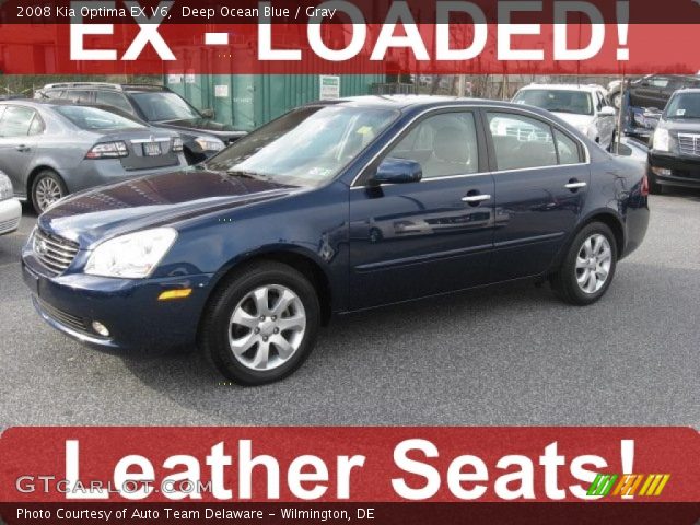 2008 Kia Optima EX V6 in Deep Ocean Blue