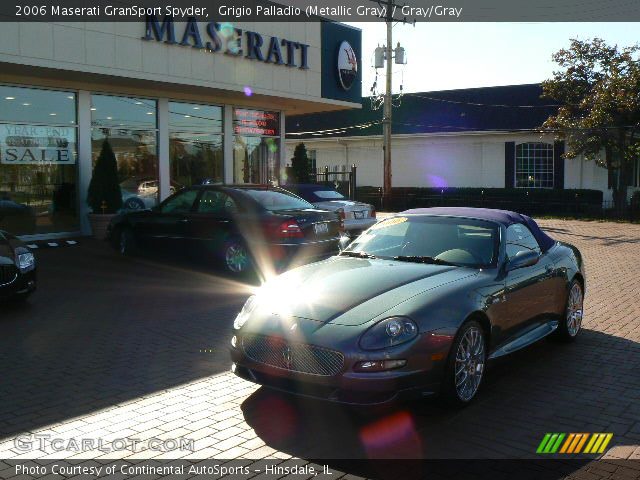 2006 Maserati GranSport Spyder in Grigio Palladio (Metallic Gray)