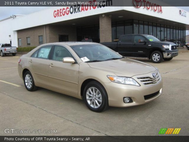 2011 Toyota Camry XLE V6 in Sandy Beach Metallic