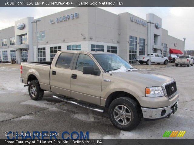 2008 Ford F150 Lariat SuperCrew 4x4 in Pueblo Gold Metallic