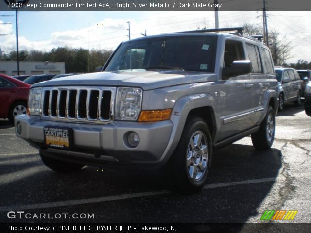 2008 Jeep Commander Limited 4x4 in Bright Silver Metallic