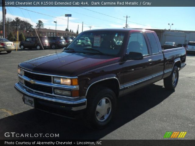 1998 Chevrolet C/K K1500 Extended Cab 4x4 in Dark Carmine Red Metallic