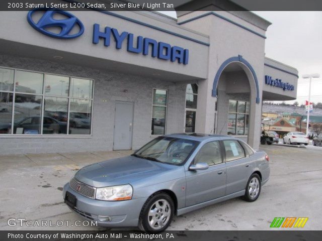 2003 Saturn L Series L200 Sedan in Silver Blue