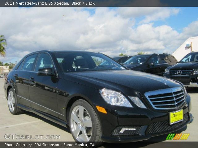 2011 Mercedes-Benz E 350 Sedan in Black