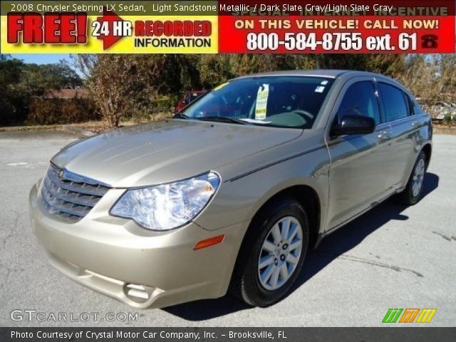 2008 Chrysler Sebring LX Sedan in Light Sandstone Metallic