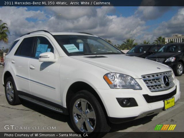 2011 Mercedes-Benz ML 350 4Matic in Arctic White