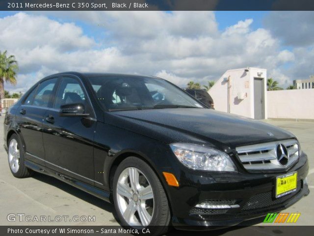 2011 Mercedes-Benz C 350 Sport in Black
