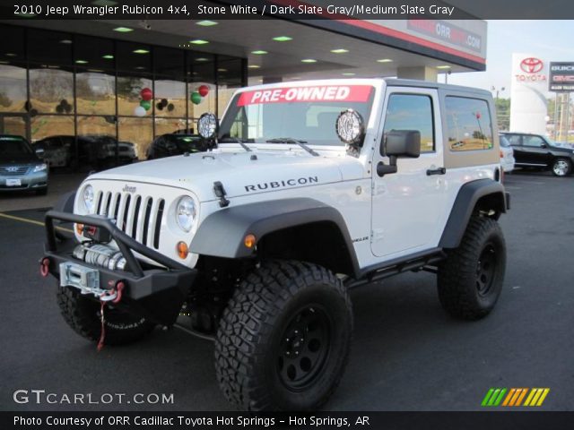 2010 Jeep Wrangler Rubicon 4x4 in Stone White