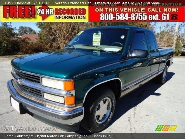 1997 Chevrolet C/K C1500 Silverado Extended Cab in Emerald Green Metallic